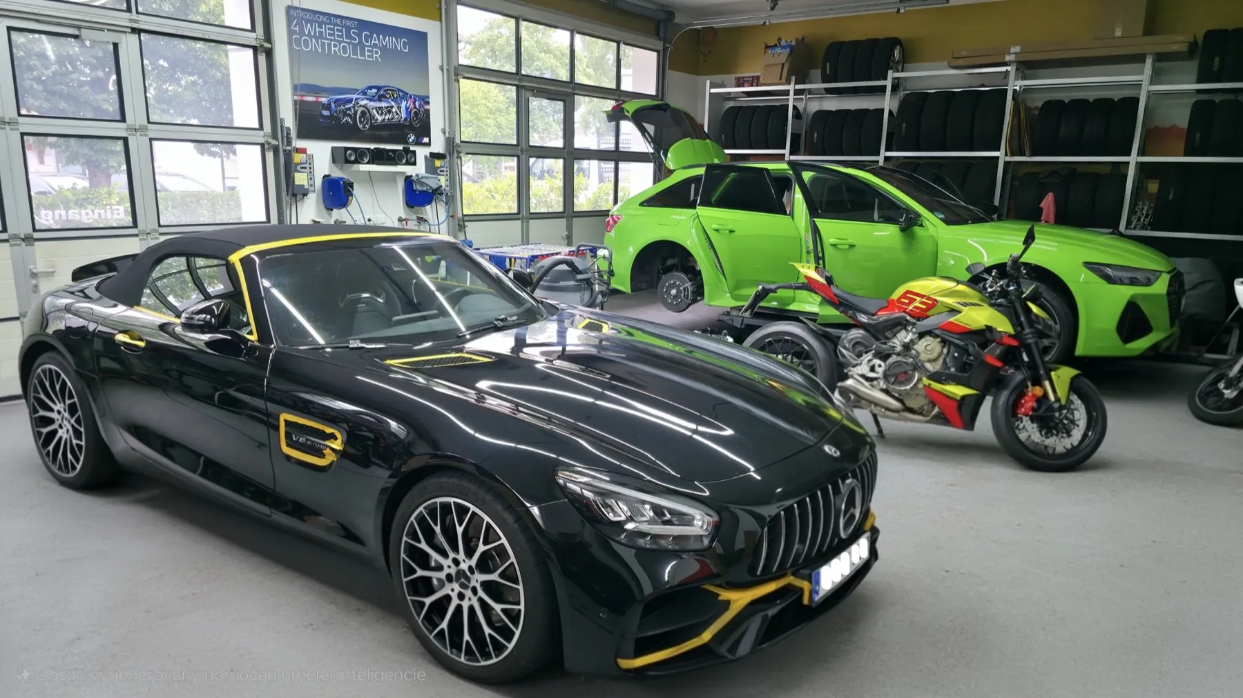 Mercedes-AMG GT Roadster im GT Service Studio in Eichenau bei München